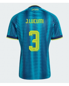 Billige Fotballdrakt Colombia Jhon Lucumi #3 Replika Bortedrakt VM 2026 Kortermet Billige Fotballdrakt Colombia Jhon Lucumi #3 Replika Bortedrakt VM 2026 Kortermet